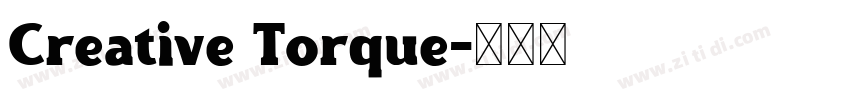 Creative Torque字体转换